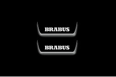 Led door sills Mercedes G-Class W464 2018+ with logo Brabus (rear doors)