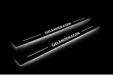 Led door sills Mercedes G-Class W464 2018+ with logo Geländewagen (front doors)