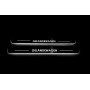 Led door sills Mercedes G-Class W464 2018+ with logo Geländewagen (front doors)