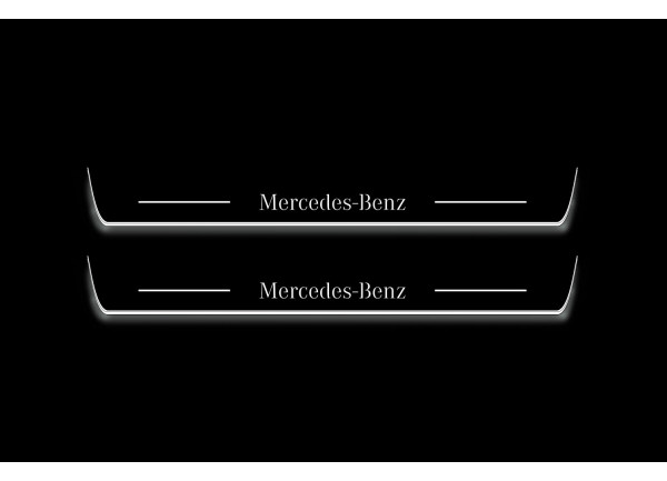 Led door sills Mercedes G-Class W464 2018+ (front doors)