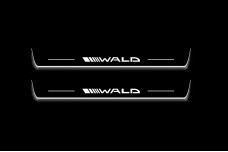 Led door sills Mercedes G-Class W464 2018+ with logo Wald (front doors)