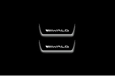 Led door sills Mercedes G-Class W464 2018+ with logo Wald (rear doors)
