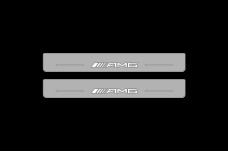 Led door sills Mercedes GLC-Class II X254 2022+ with logo AMG (front doors)