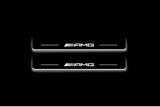 Led door sills Mercedes GLC-Class II X254 2022+ with logo AMG (front doors)