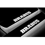 Led door sills Mercedes ML W166 2011-2015 with logo Brabus (rear doors)