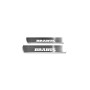 Led door sills Mercedes ML W166 2011-2015 with logo Brabus (rear doors)