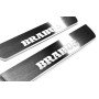 Led door sills Mercedes ML W166 2011-2015 with logo Brabus (rear doors)