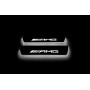 Led door sills Mercedes GLE II W167 2019+ with logo AMG (rear doors)