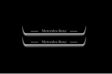 Led door sills Mercedes GLS I 2015-2019 (rear doors)