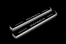 Led door sills Mercedes GLS II 2019+ with logo Maybach (front doors)