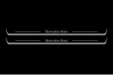 Led door sills Mercedes S-Class C217 2014-2020