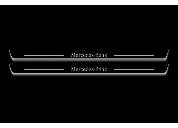 Led door sills Mercedes S-Class C217 2014-2020