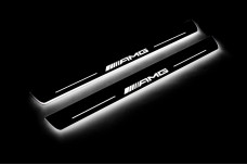 Led door sills Mercedes S-Class W222 2013-2020 with logo AMG (front doors)