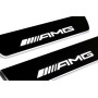 Led door sills Mercedes S-Class W222 2013-2020 with logo AMG (rear doors) short base 