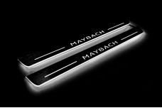 Led door sills Mercedes S-Class W222 2013-2020 with logo Maybach (front doors)
