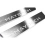 Led door sills Mercedes S-Class W222 2013-2020 with logo Maybach (rear doors) short base 