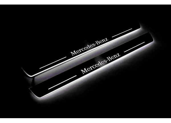 Led door sills Mercedes S-Class W222 2013-2020 (front doors)