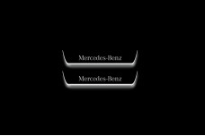 Led door sills Mercedes S-Class W222 2013-2020 (rear doors) short base 