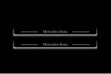 Led door sills Mercedes S-Class W223 2021+ (front doors)