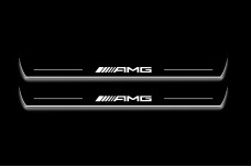 Led door sills Mercedes SLK-Class R171 2004-2011 with logo AMG