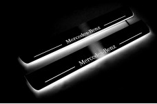 Led door sills Mercedes GL X164 2006-2012 (front doors)