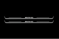 Led door sills Mercedes V-Class W447 2014+ with logo AMG (front doors)