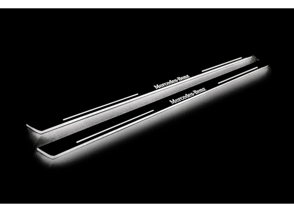 Led door sills Mercedes V-Class W447 2014+ (front doors)