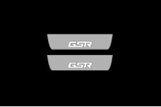 Led door sills Mitsubishi Lancer Evolution X 2007-2016 with logo GSR (rear doors) Led door sills Mitsubishi Lancer Evolution X 2007-2016 with logo GSR (rear doors)