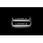 Led door sills Mitsubishi Lancer X 2007-2017 (rear doors)
