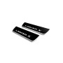 Led door sills Mitsubishi Lancer X 2007-2017 (rear doors)