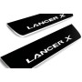 Led door sills Mitsubishi Lancer X 2007-2017 (rear doors)