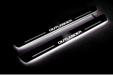 Led door sills Mitsubishi Outlander II 2007-2012 (front doors)