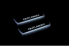 Led door sills Mitsubishi Outlander III 2012-2021 (rear doors)