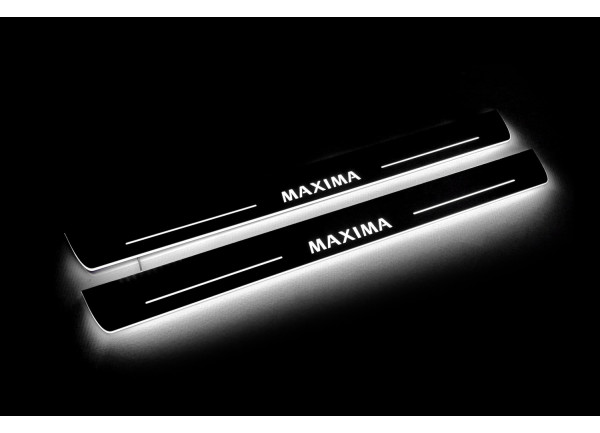 Led door sills Nissan Maxima VIII 2015+ (front doors)