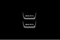 Led door sills Nissan Micra V 2017+ (rear doors)