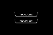 Led door sills Nissan Rogue III 2021+ (rear doors)