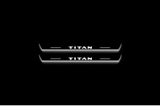 Led door sills Nissan Titan II 2016+ (rear doors)