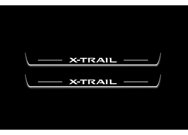 Led door sills Nissan X-Trail T33 2021+ (front doors) Led door sills Nissan X-Trail T33 2021+ (front doors)
