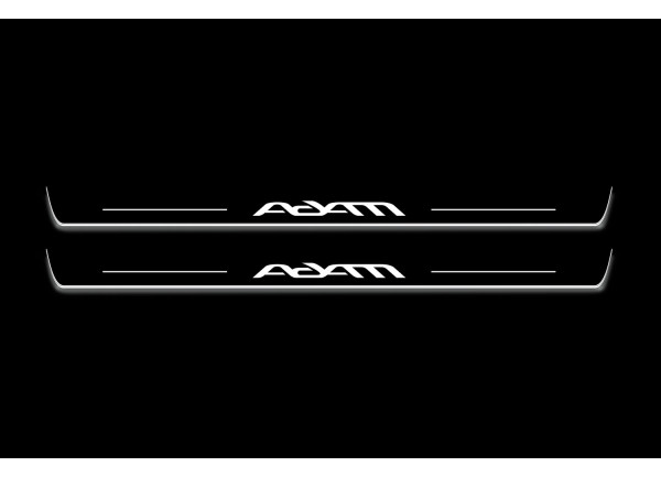 Led door sills Opel Adam 2012-2019 (front doors) Led door sills Opel Adam 2012-2019 (front doors)