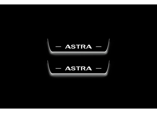Led door sills Opel Astra H 2004-2009 (rear doors)