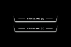 Led door sills Vauxhall Crossland X 2017+ (front doors)