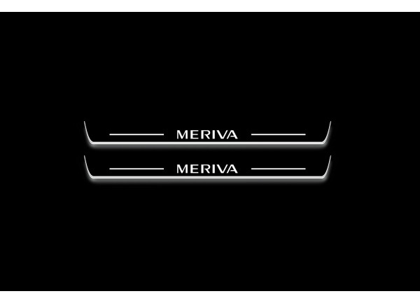 Led door sills Opel Meriva A 2002-2010 (rear doors) Led door sills Opel Meriva A 2002-2010 (rear doors)