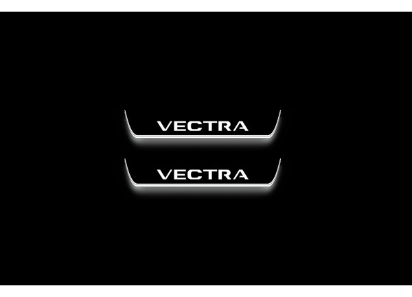 Led door sills Vauxhall Vectra C 2002–2008 (rear doors)
