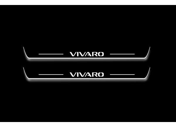 Led door sills Opel Vivaro II 2014-2019 (front doors) Led door sills Opel Vivaro II 2014-2019 (front doors)