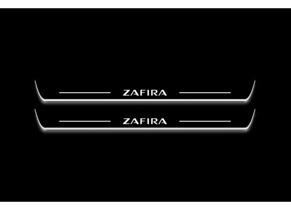 Led door sills Opel Zafira B 2005-2011 (front doors) Led door sills Opel Zafira B 2005-2011 (front doors)