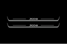 Led door sills Peugeot 3008 II 2016+ (front doors)