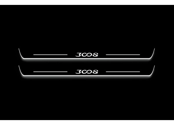 Led door sills Peugeot 3008 II 2016+ (front doors) Led door sills Peugeot 3008 II 2016+ (front doors)