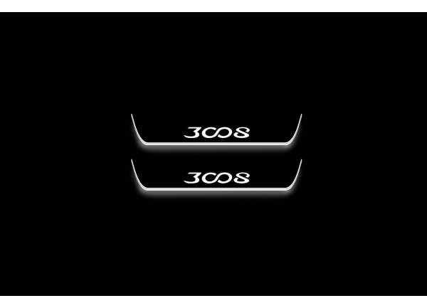 Led door sills Peugeot 3008 II 2016+ (rear doors) Led door sills Peugeot 3008 II 2016+ (rear doors)