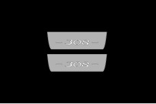 Led door sills Peugeot 308 II 2012-2021 (rear doors)