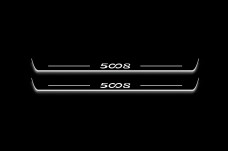 Led door sills Peugeot 5008 II 2017-2024 (front doors)